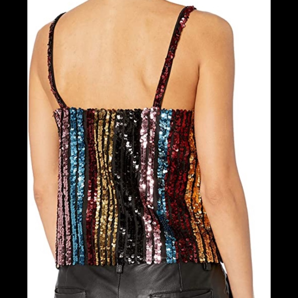 Multi Color Sequin Tank - image 2